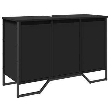 Wastafelkast Zwart 91cm | Retour Deal | 34% korting, Verzenden, 50 tot 100 cm, Zo goed als nieuw, Minder dan 100 cm