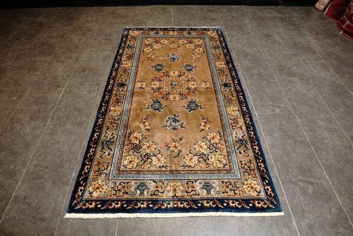 China zijde - Tapijt - 210 cm - 123 cm, Huis en Inrichting, Stoffering | Tapijten en Vloerkleden