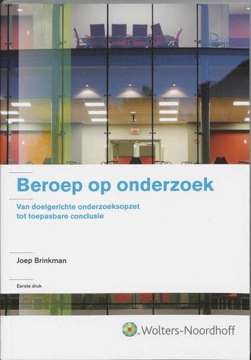Beroep op onderzoek - Brinkman, Verzenden, Nieuw