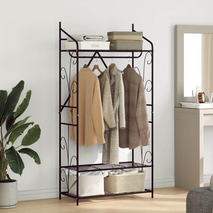 vidaXL Open Kledingkast Effen 78 x 36 x 158 cm, Huis en Inrichting, Kasten | Kleerkasten, Nieuw, Verzenden