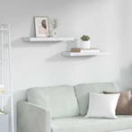 vidaXL Wandplank 2 pcs Wit Marmer 60 x 23,5 x 4 cm Bewerkt, Verzenden