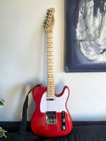 ORPHEUS - Telecaster Metallic Red - - Guitare électrique -