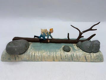 Pixi - Tintin - Tintin et Milou traversant la cascade –