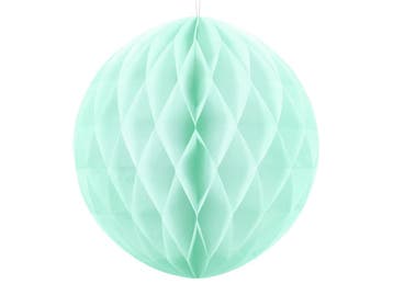Honeycomb Bal Mintgroen 40cm, Verzenden