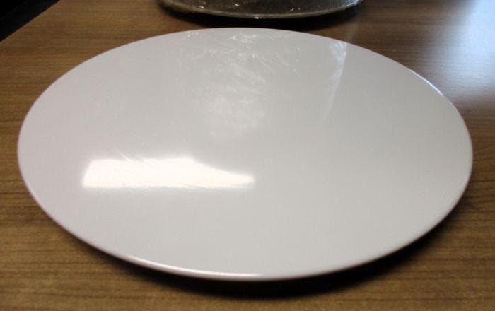 Taartplateau, Taartschotel ø30,5cm, melamine, crème, Zakelijke goederen, Horeca | Keukenapparatuur