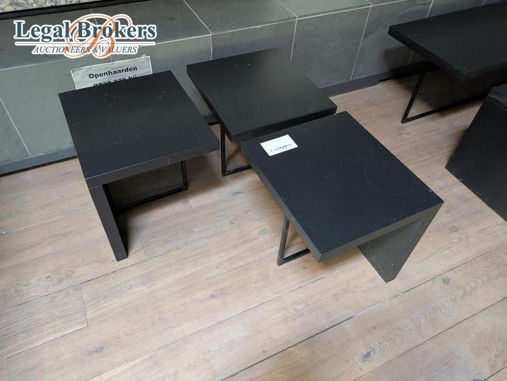 3 bijzettafels(MARGE), Maison & Meubles, Tables | Tables à manger, Enlèvement ou Envoi