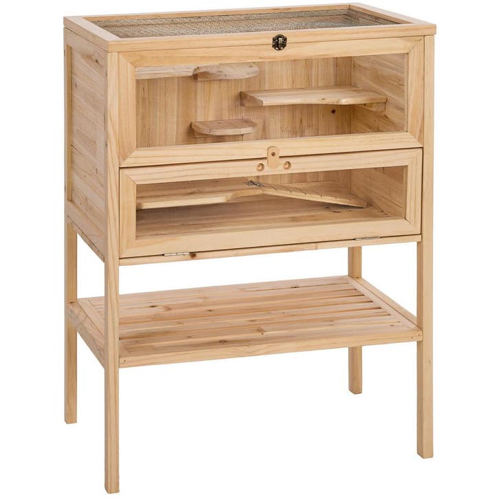 Hamsterkooi 60 x 40 x 80 cm - bruin, Dieren en Toebehoren, Knaagdieren en Konijnen | Hokken en Kooien, Verzenden
