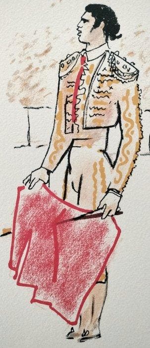 Jean Cocteau (1889-1963) - Appel de Muleta