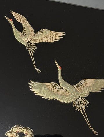 japanese Lacquerware - Doos - Gelakte documentenkist
