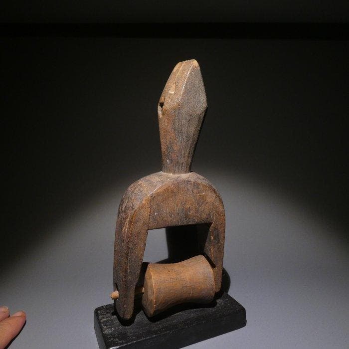 Poulie. 18 cm de hauteur. Akan. - Akan, Antiquités & Art, Art | Art non-occidental