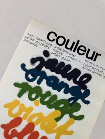 Jean Widmer - Jean Widmer Screen Print - Couleur - 1975