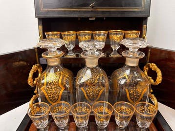 cave a liqueur Napoléon III - Drankkast - Perenhout