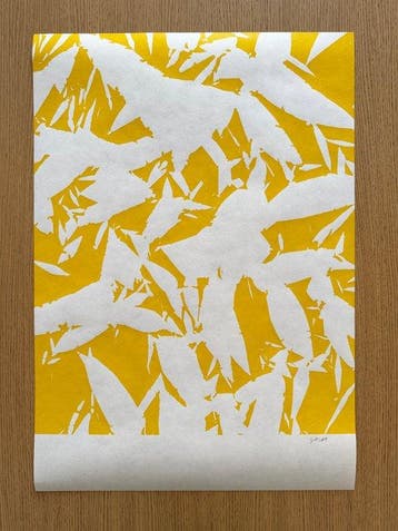 Simon Hantaï (1922-2008) - Sans titre, 1969