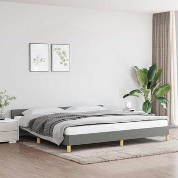 Bed 200x200 donkergrijs | Retour deal | 34% korting, Verzenden