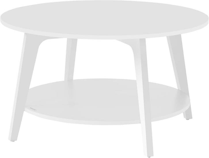 Salontafel - rond - wit - hoogte 45 cm - 80 cm Ø diameter -, Huis en Inrichting, Tafels | Salontafels, Verzenden