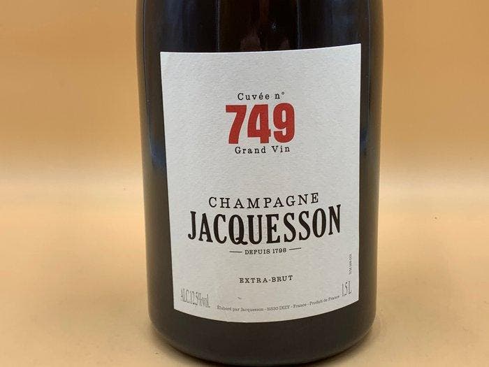 Jacquesson, Cuvée 749 Grand Vin - Champagne Extra Brut - 1, Verzamelen, Wijnen