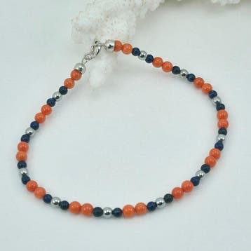 Koraal - Zilver, Zonder reservering - Armband - CORALLO
