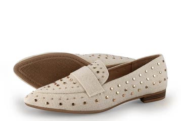 Nelson Loafers in maat 42 Beige, Vêtements | Femmes, Verzenden, Overige typen