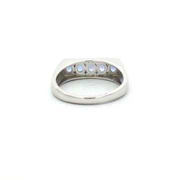 Sans prix de réserve - Bague Argent - 0.85ct. tw. Tanzanite