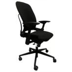 Steelcase Leap V2 Zwart, Verzenden, Zwart, Zo goed als nieuw, Bureaustoel