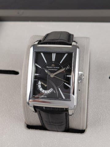 Maurice Lacroix - Pontos - Rectangulaire Reserve de Marche -, Nieuw