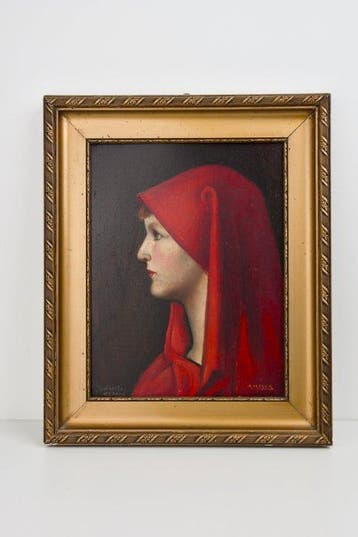 Jean-Jacques Henner (1829-1905), after - Fabiola, Antiek en Kunst