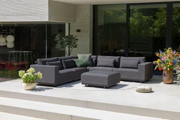 Flow. Lux hoekbank sooty |   Sunbrella | SALE