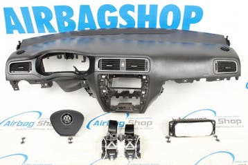 AIRBAG KIT – TABLEAU DE BORD NOIR VOLKSWAGEN JETTA (2011-….), Utilisé, Volkswagen