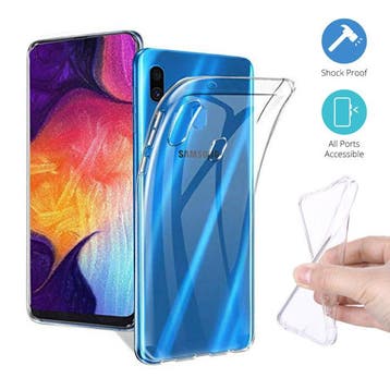 Samsung Galaxy A50 Transparant Clear Case Cover Silicone TPU, Verzenden, Nieuw