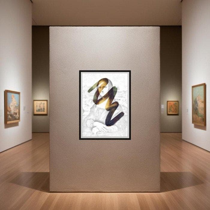 Santicri - Visual Odyssey, La Gioconda, Antiquités & Art, Art | Objets design