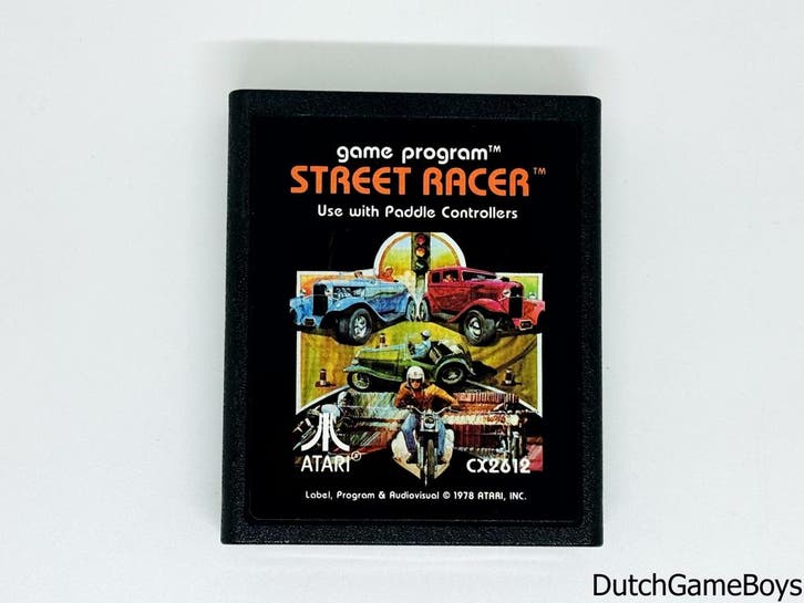 Atari 2600 - Street Racer, Games en Spelcomputers, Spelcomputers | Atari, Gebruikt, Verzenden