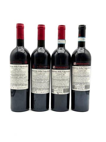 2012 x2 Antico Borgoceo & 2007, 2009 Benedetti - Amarone