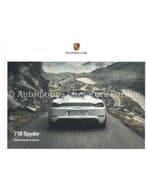 2021 PORSCHE 718 SPYDER HARDCOVER BROCHURE PORTUGEES, Ophalen of Verzenden, Nieuw