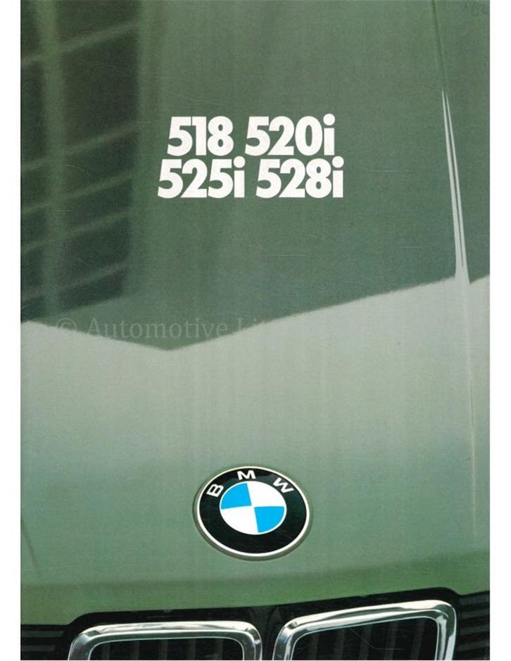 1982 BMW 5 SERIE BROCHURE ENGELS, Livres, Autos | Brochures & Magazines