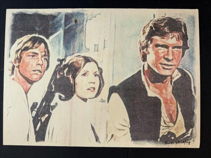 Emma Wildfang - 1 Original drawing - Star Wars - Luke, Collections, Cinéma & Télévision