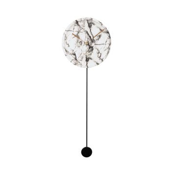 Karlsson Wandklok Pendule Longue wit | Retourdeal 21%, Verzenden, Nieuw