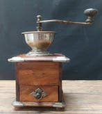 Koffiemolen - Hout, Metaal - Moulin café)