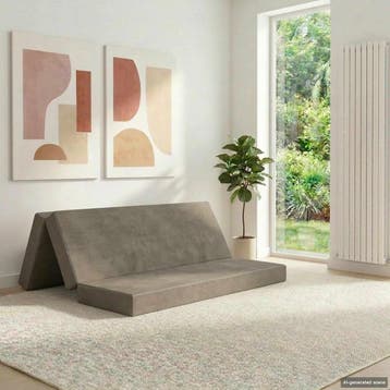 vidaXL Vouwbare Sofa Bed 160 x 67 x 45 cm Lichtgrijs, Verzenden