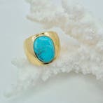 Turquoise - Zilver, Verguld - Ring - TURCHESE ARIZONA