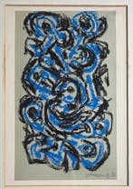 Theo Wolvecamp (1925-1992) - Abstracte compositie