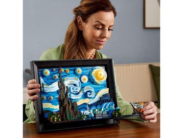 LEGO Ideas Vincent van Gogh - De Sterrennacht - 3D kunstwerk, Verzenden, Nieuw
