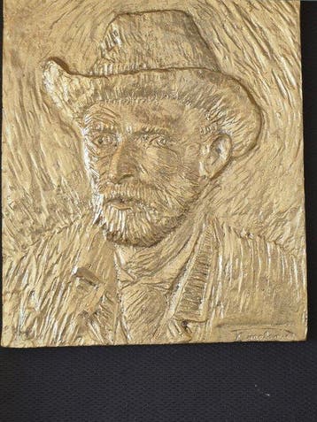 Domenico Chiarolanza - Relief, I, Van Gogh - 55.5 cm -, Antiquités & Art