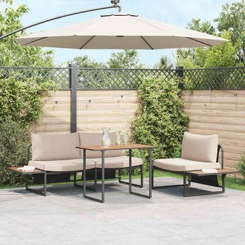vidaXL Tuin Tafel Bruin 100 x 55 x 70 cm Hout, Tuin en Terras, Tuintafels, Verzenden, Nieuw