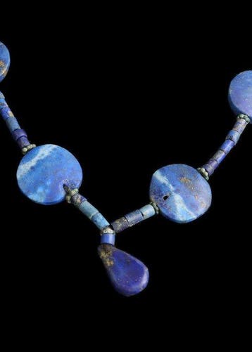 West-Aziatisch lapis lazuli Kralenketting (Zonder