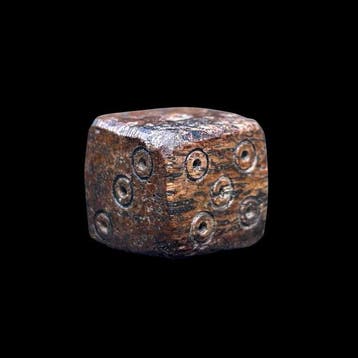 Oud-Romeins, Keizerrijk Been dobbelsteen - Ancient Roman