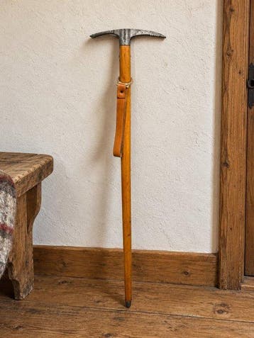 Wandelstok - Vintage alpenstok ‘Interlaken’ – houten