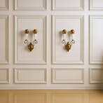 Wandkandelaar (2) - Messing - Luxe woning