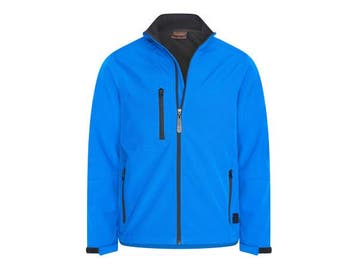 Veiling - Cappuccino Italia Softshell Zip Jacket Royal - M, Nieuw