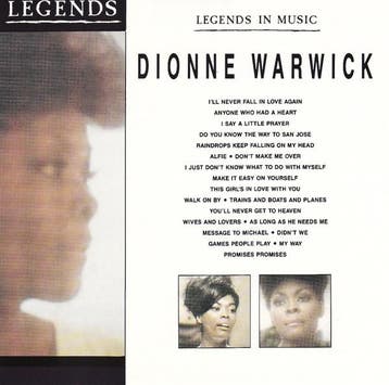 Dionne Warwick - Legends In Music (CD, 1990), CD & DVD, Verzenden