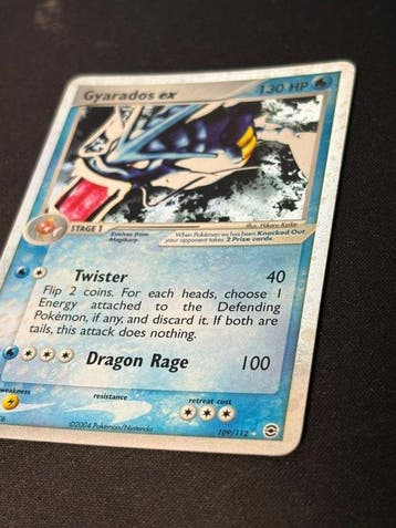 Pokémon - 1 Card - Gyarados 109/112 Foil - EX - EX Fire Red, Nieuw